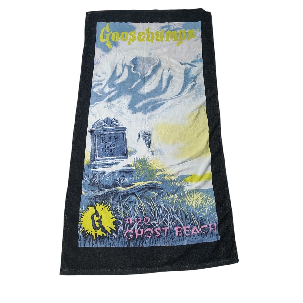 Vintage super rare Goosebumps Ghost Beach Beach towel